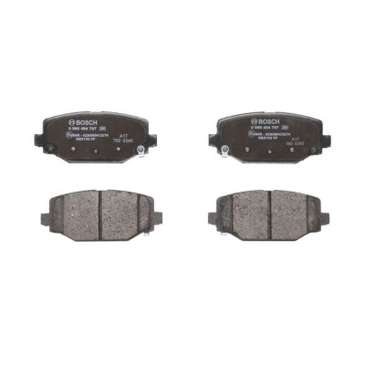 BOSCH Kit de plaquettes de frein, frein &agrave; disque  0 986 494 767