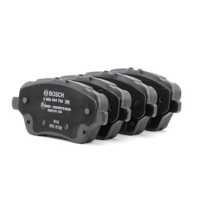 BOSCH Kit de plaquettes de frein, frein &agrave; disque  0 986 494 792