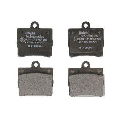 DELPHI Kit de plaquettes de frein, frein &agrave; disque  LP1402