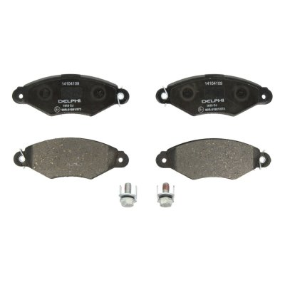 DELPHI Kit de plaquettes de frein, frein &agrave; disque  LP1610