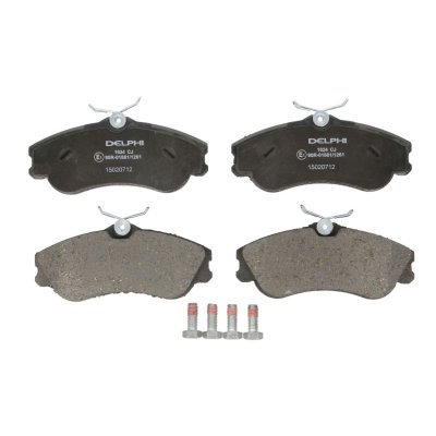 DELPHI Kit de plaquettes de frein, frein &agrave; disque  LP1624