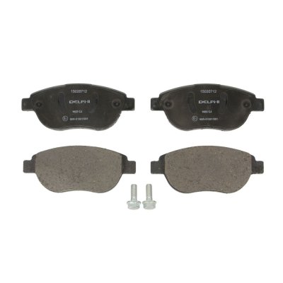 DELPHI Kit de plaquettes de frein, frein &agrave; disque  LP1653