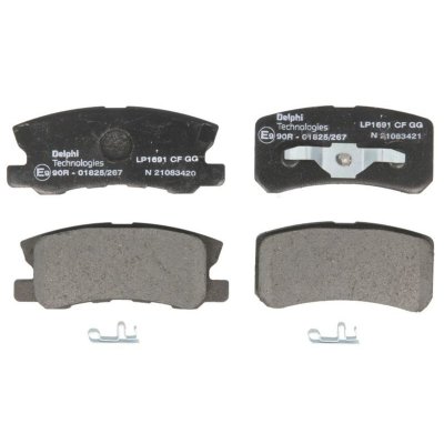 DELPHI Kit de plaquettes de frein, frein &agrave; disque  LP1691