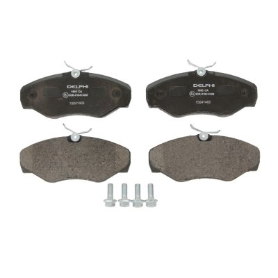 DELPHI Kit de plaquettes de frein, frein &agrave; disque  LP1695