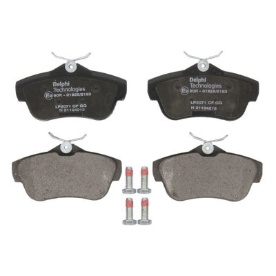 DELPHI Kit de plaquettes de frein, frein a disque  LP2071