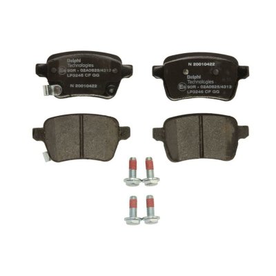 DELPHI Kit de plaquettes de frein, frein &agrave; disque  LP3246