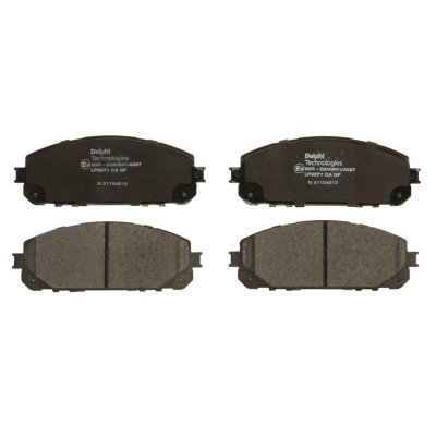 DELPHI Kit de plaquettes de frein, frein &agrave; disque  LP3271