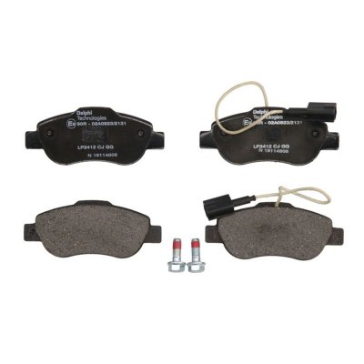 DELPHI Kit de plaquettes de frein, frein &agrave; disque  LP3412