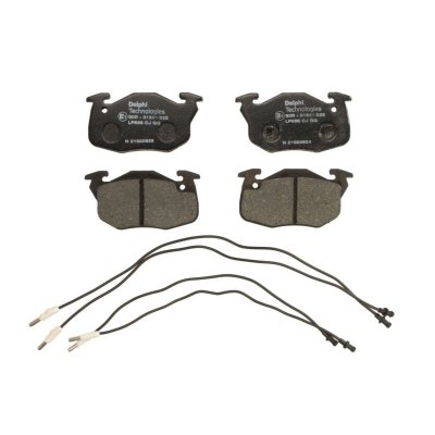 DELPHI Kit de plaquettes de frein, frein &agrave; disque  LP696