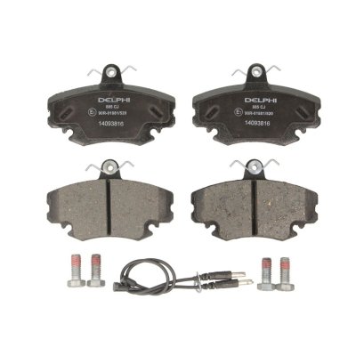 DELPHI Kit de plaquettes de frein, frein &agrave; disque  LP885