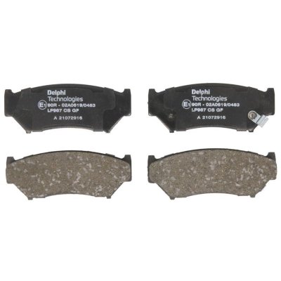 DELPHI Kit de plaquettes de frein, frein &agrave; disque  LP967
