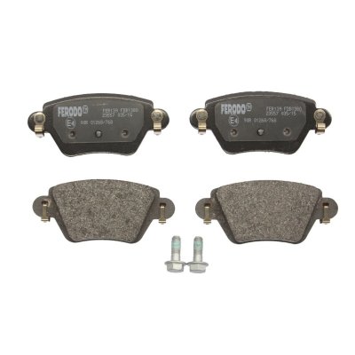 FERODO Kit de plaquettes de frein, frein a disque  FDB1380