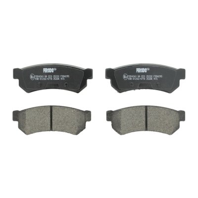 FERODO Kit de plaquettes de frein, frein a disque  FDB4295