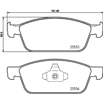 BREMBO Kit de plaquettes de frein frein &agrave; disque P 24 199 