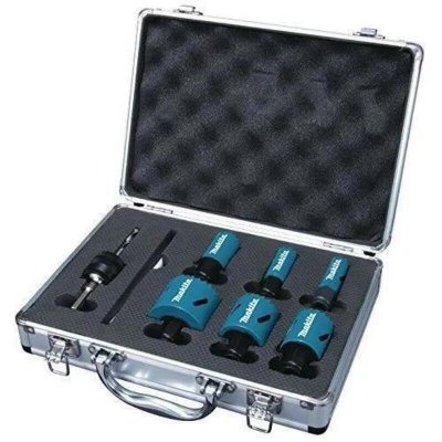 MAKITA Kit de scie &agrave; trous 8 pi&egrave;ces &agrave; changement rapide B-11988
