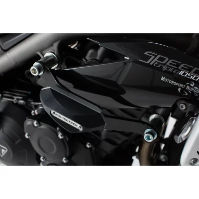 SW MOTECH Kit de tampons de protection SW-MOTECH noir Triumph Speed Triple 1050