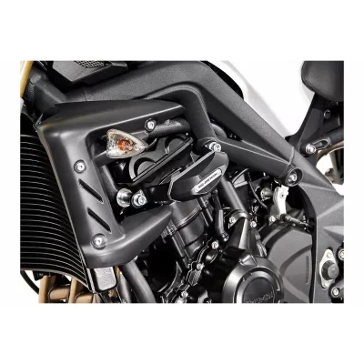SW MOTECH Kit de tampons de protection SW-MOTECH noir Triumph Street Triple 675
