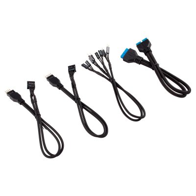 CORSAIR Kit det#39;extension gain&eacute; pour panneau avant (30 cm) - Noir - 
