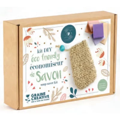 GRAINE CREATIVE Kit DIY - Economiseur de savon en jute - Eco friendly