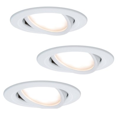 PAULMANN Kit enc Premium Coin Slim grad rond orie n LED 3x6.8W 2700K 51mm