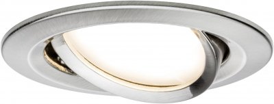 PAULMANN Kit encastr&eacute; Premium Coin Slim 1x6W 51mm Acier bross&eacute;
