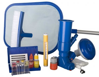 GRE Kit entretien pour piscines autoportantes - Nettoyage manuel - 