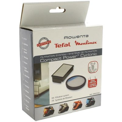 MOULINEX Kit filtre hepa + filtre rond zr005901 pour Aspirateur Rowenta