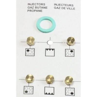 BEKO Kit injecteurs butane pour cuisiniere  - f248661