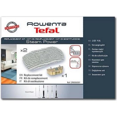 ROWENTA Kit lingette (x2) + cartouche + nettoyant vapeur  ZR006501
