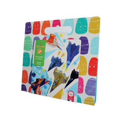 AU SYCOMORE Kit Loisirs Cr&eacute;atifs Enfants - 18 avions en papier - Origami - D&egrave;s 7 ans - Sycomore - CRE44010