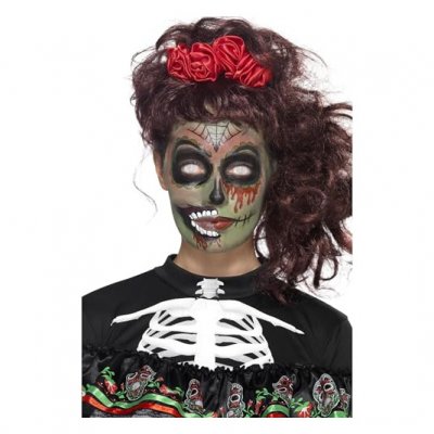 PL RH SMITH & SONS WIGMAKERS LTD TRADING AS SMIFFY S, Kit Maquillage Zombie Femme Dia De Los Muertos Taille Unique