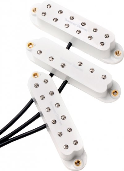 SEYMOUR DUNCAN Kit Micros Guitare &Eacute;lectrique  Kit Everything Axe White - Axe-Set-W
