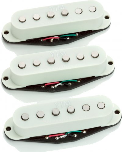 SEYMOUR DUNCAN Kit Micros Guitare &Eacute;lectrique  Kit Yjm Fury White - Stk-S10sw