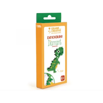 GRAINE CREATIVE Kit mosa&iuml;que Dinosaure - Graine Cr&eacute;ative - couleur variant