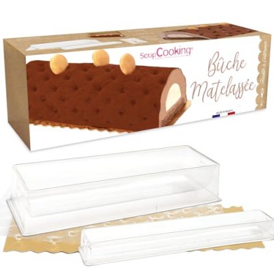 SCRAPCOOKING Kit moule semi rigide b&ucirc;che matelass&eacute;e 