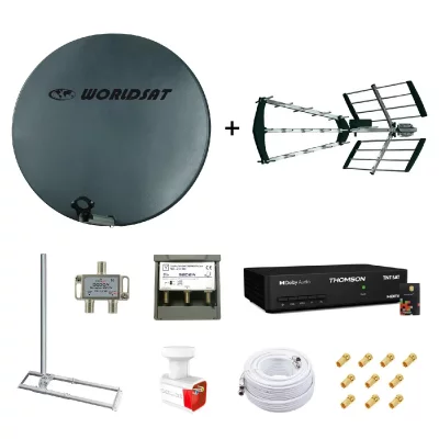 GENERIQUE Kit Parabole Fibre 75cm