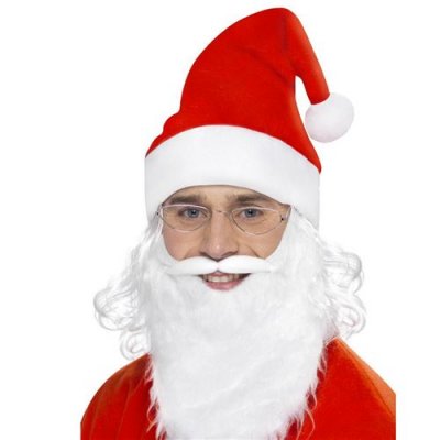 GENERIQUE Kit p&egrave;re no&euml;l - SMIFFY'S - Taille Unique - Enfant - Rouge - Synth&eacute;tique