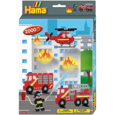 HAMA Kit Perles  Midi - Pompiers - 2000 perles -  - couleur variant