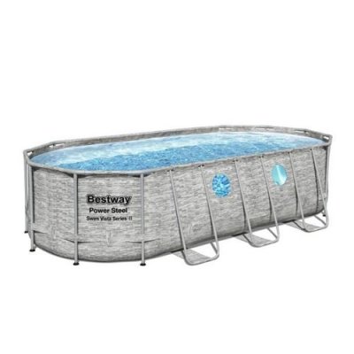 BESTWAY Kit Piscine hors sol -  - Power Steel - 549 x 274 x 122 cm