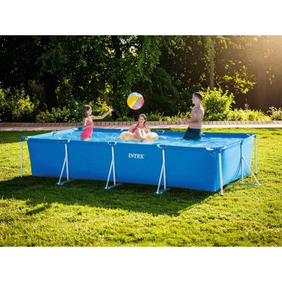 INTEX KIT PISCINE METAL FRAME JUNIOR RECT T