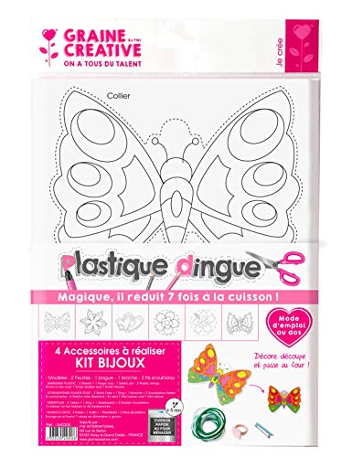 GRAINE CR Kit Plastique Dingue - Bijoux - Graines cr&eacute;atives