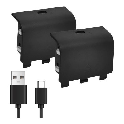 ONLAN Kit Play & Charge pour 2 manettes -  - Xbox Series - Noir