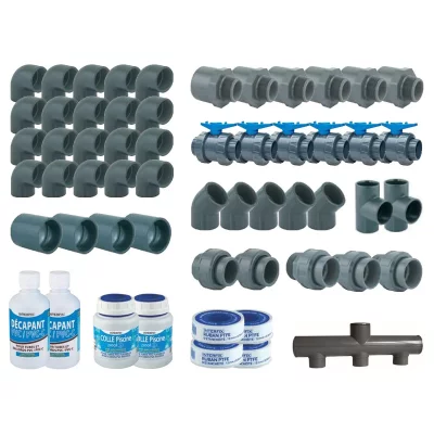 AQUAZENDO Kit plomberie pour piscine 10 x 5 m - 