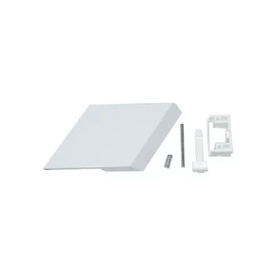 FAURE Kit poignee blanche + crochet + axe + ressort de hublot pour lave linge 