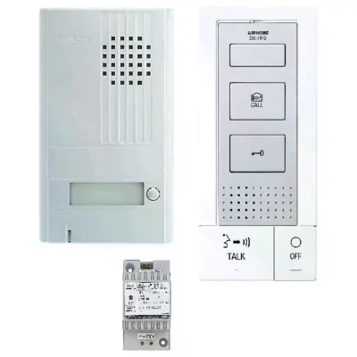 AIPHONE Kit portier audio 2 fil mains libres