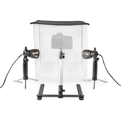 Kit pour studio photo SKT010WT Bleu / Blanc / Rouge / Noir