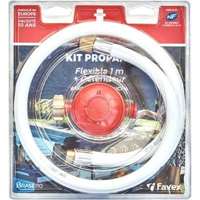 FAVEX Kit Propane Barbecue Et Plancha - Cooking Box