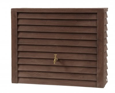 GARANTIA Kit r&eacute;servoir mural woody 350L bois fonc&eacute; 