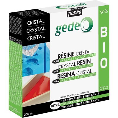 PEBEO Kit R&eacute;sine Cristal Bio - 300 ml - P&eacute;b&eacute;o - couleur variant