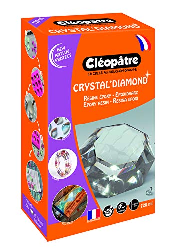 CLEOPATRE Kit r&eacute;sine Crystal Glass Cl&eacute;op&acirc;tre et durcisseur - Cl&eacute;op&acirc;tre - couleur variant